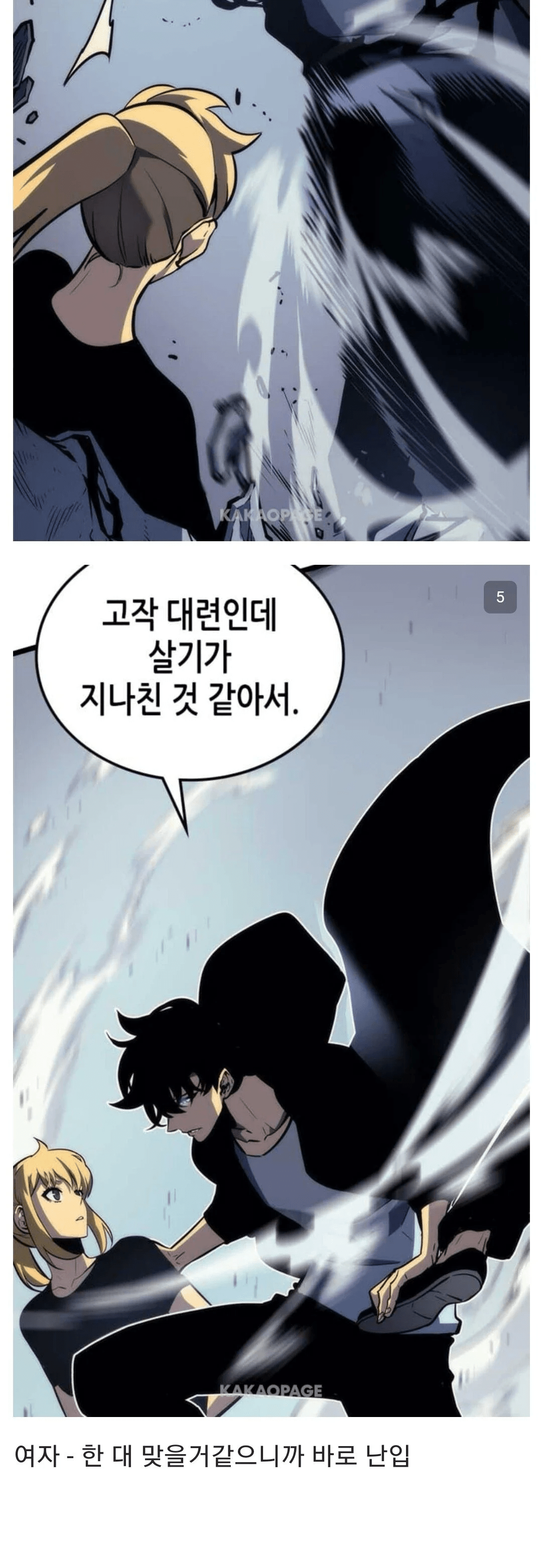image.png 나혼자만 레벨업...주인공 성진우 밈 모음...jpg