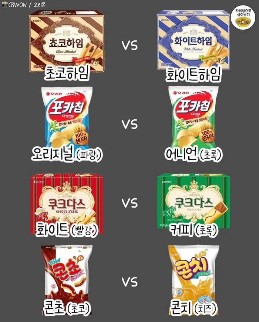 image.png 은근히 갈린다는 과자 취향