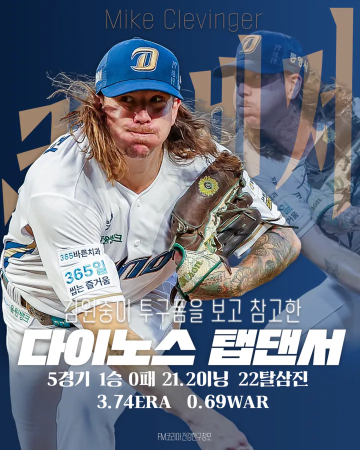 클레빈저.png [26시즌 결산] NC 다이노스 - 투수 2편
