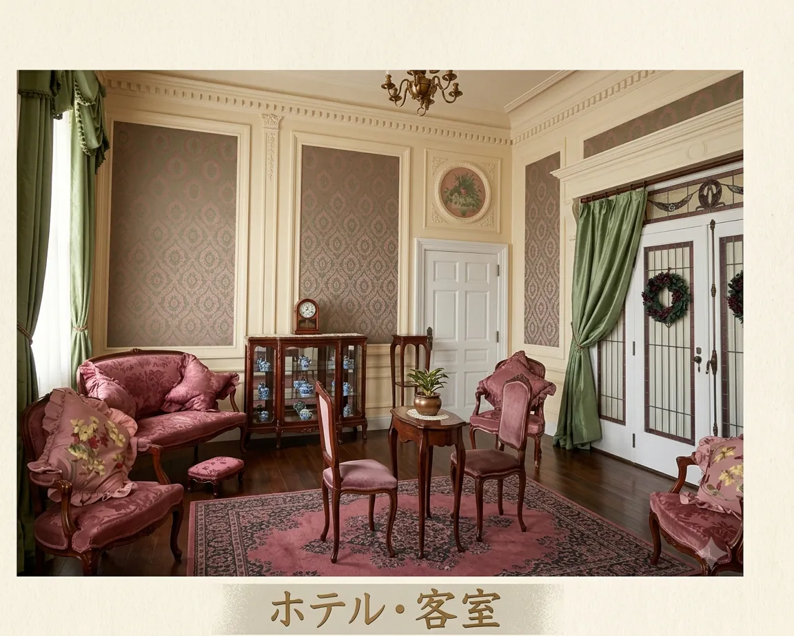 1930년대 조선호텔의 내부모습(컬러판)