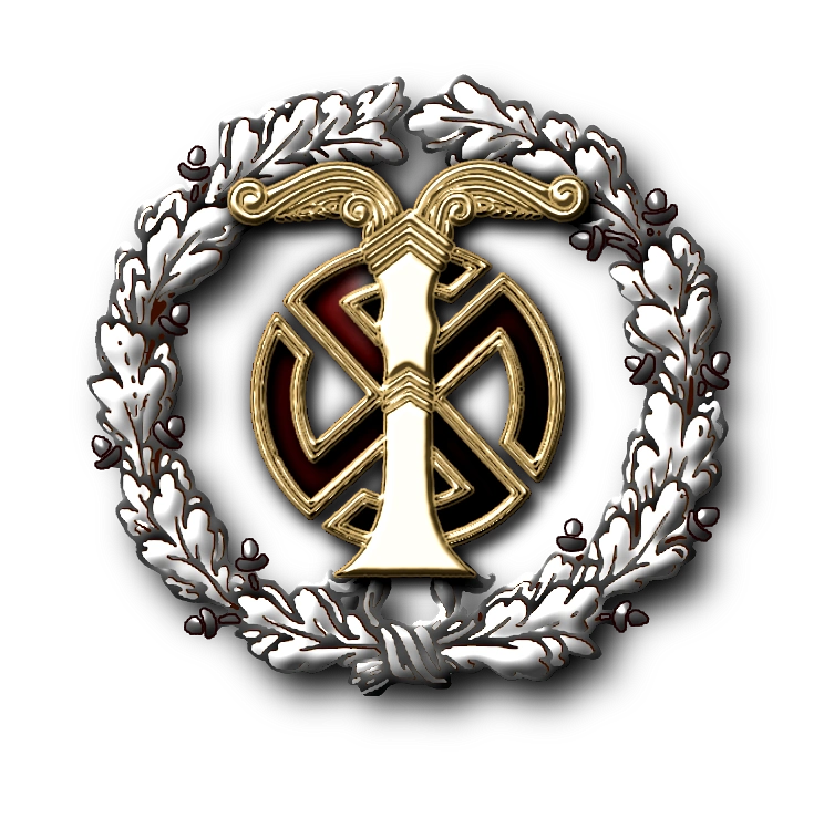 Ahnenerbe_Emblem_Silver_-_wreath.webp 영원한 삶과 환생을 믿었던 연합군의 장군.