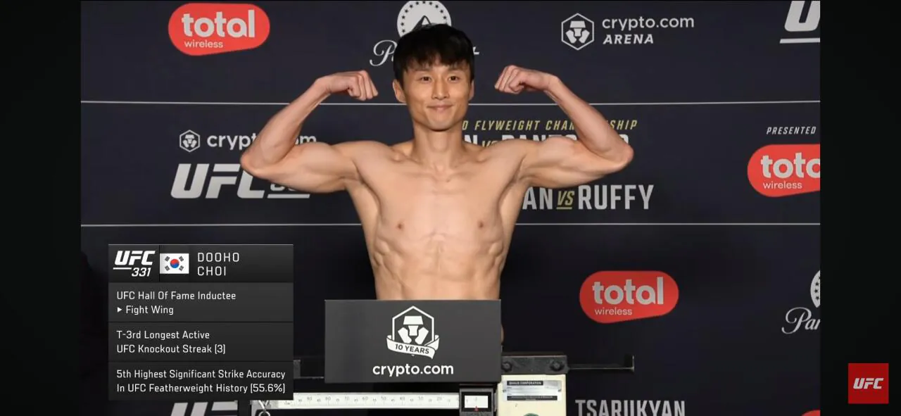1000081797.jpg UFC)) UFC 331 출전 최두호, 유주상 모두 계체 무사통과!!!!!!!!!!!