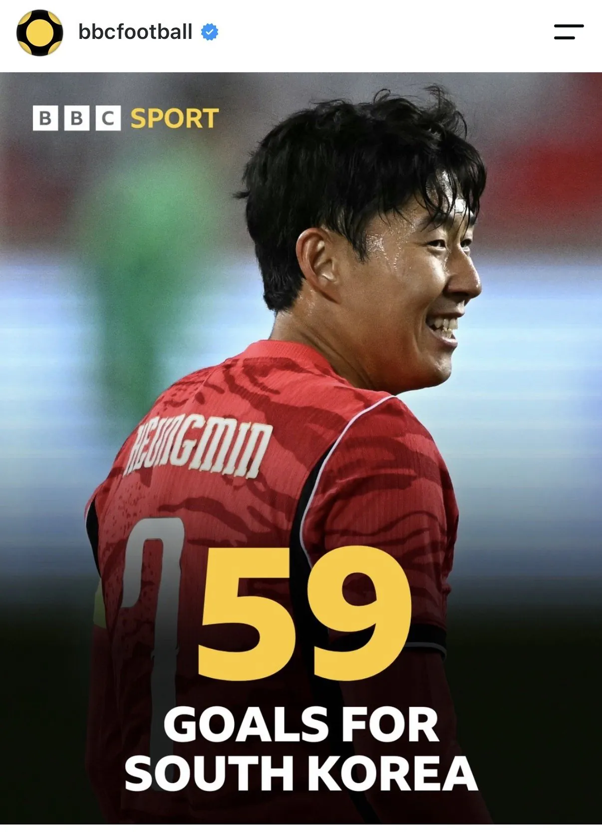 BBC풋볼) 손흥민이 역사를 썼다