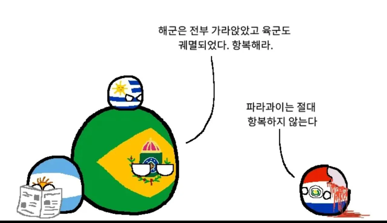1000091980.jpg 폴란드볼) 파라과이가 남아메리카의 미친놈인 이유