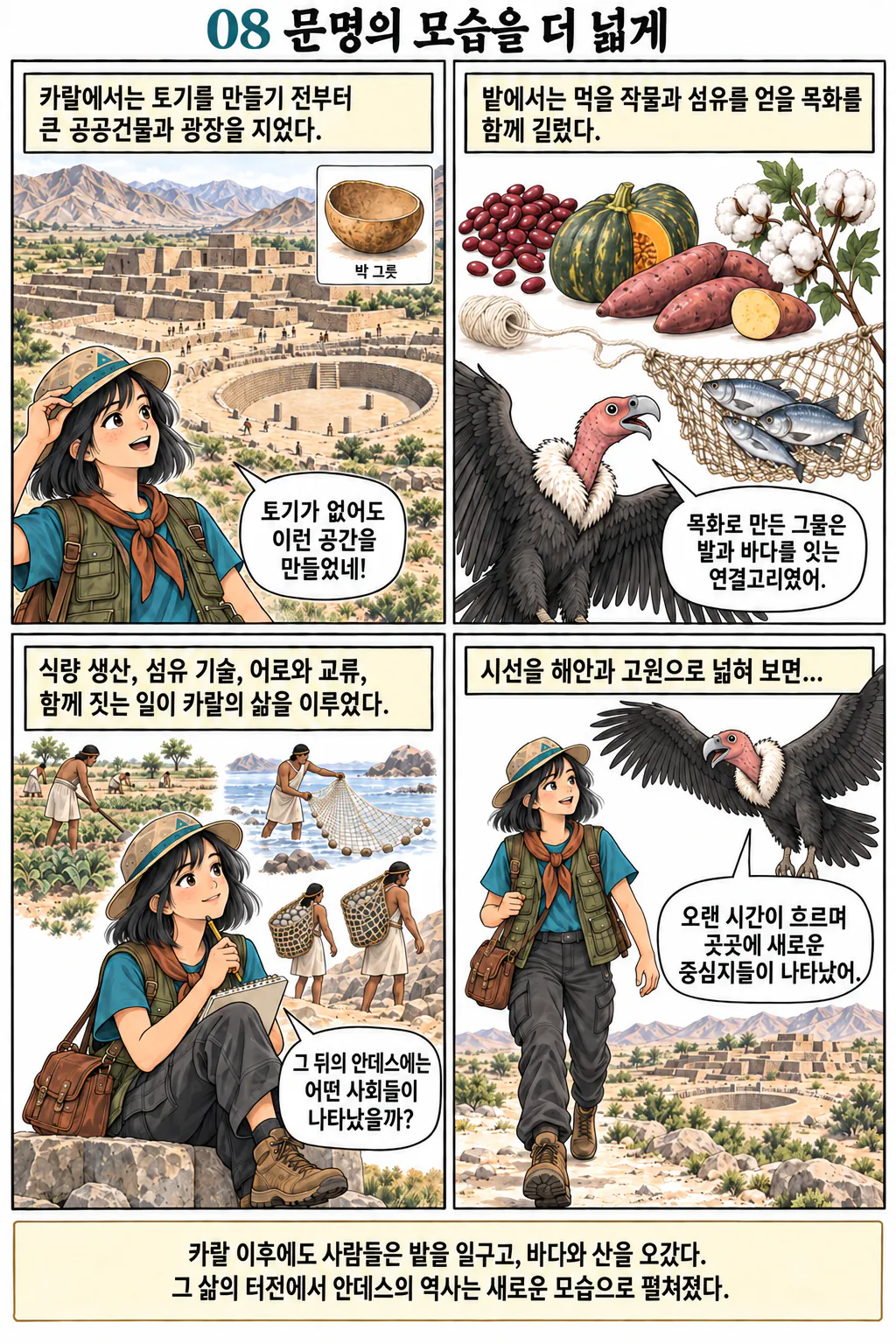 08.png 남미에도 5000년전부터 고대문명이 존재했다? 카랄 MANHWA