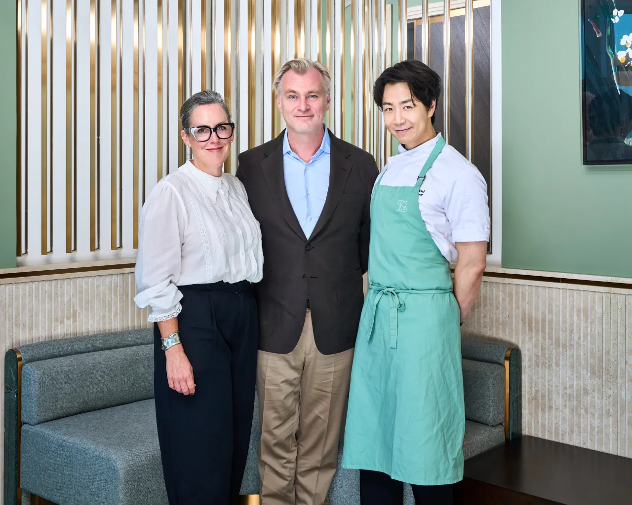 image.png 손종원 식당 방문한 놀란, 맷 데이먼, 샤를리즈 테론 인증샷
