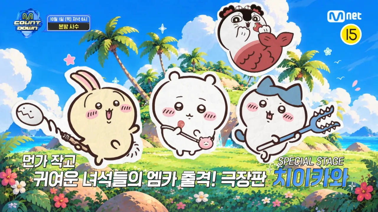 image.png 엠카 음방 뜬 치이카와
