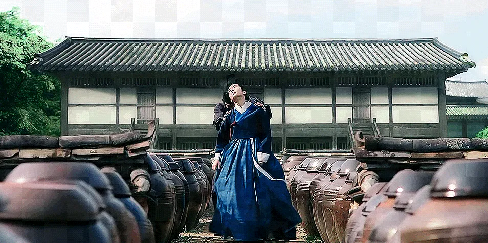 반응 꽤 좋은 넷플릭스 한국드라마 '동궁' 미장센(풍경미).gif