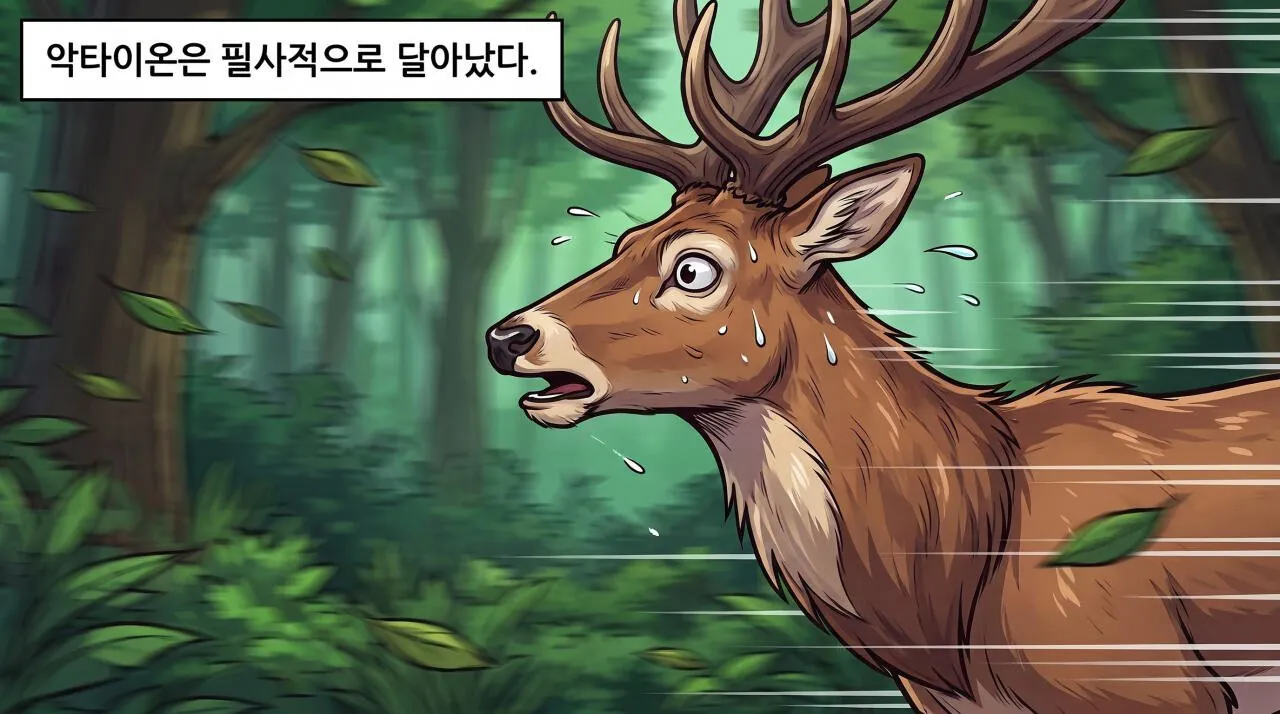 51.jpg ㅇㅎ) 만화로 보는 그리스 로마 신화 - 비극의 사냥꾼, 악타이온