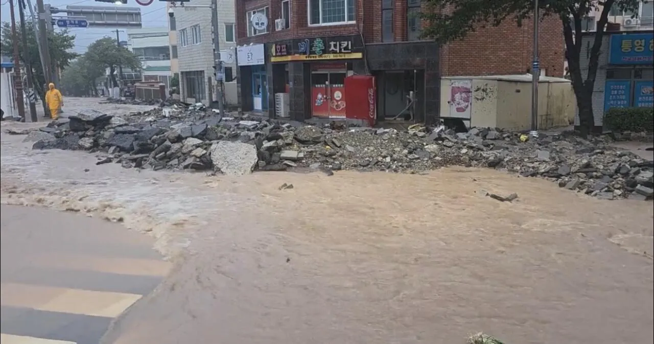 거제에묻혔는데 통영도 난리남.. 통영상황