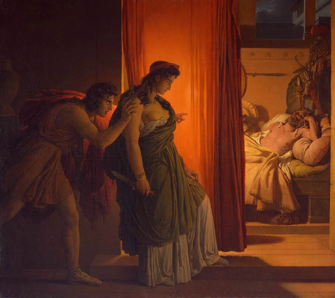 Clytemnestra and Agamemnon.jpg 아가멤논은 왜 아내에게 살해당했을까?(feat. 오디세우스)
