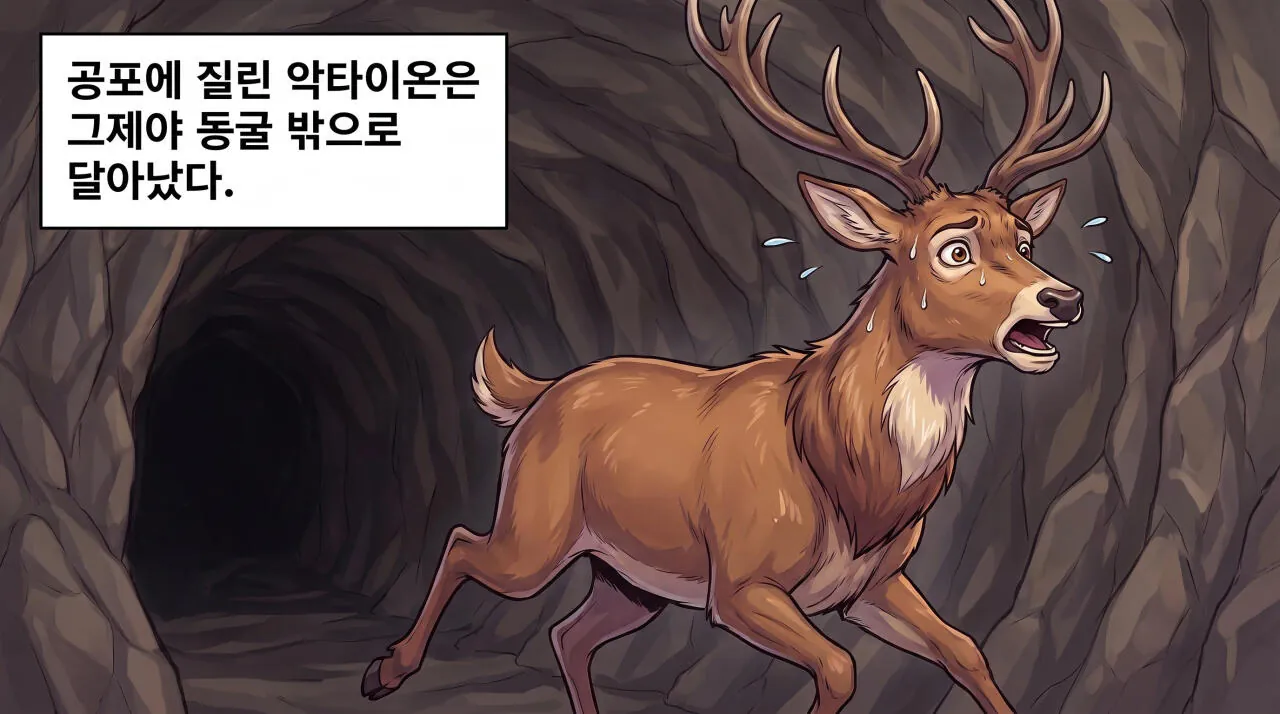 47.jpg ㅇㅎ) 만화로 보는 그리스 로마 신화 - 비극의 사냥꾼, 악타이온