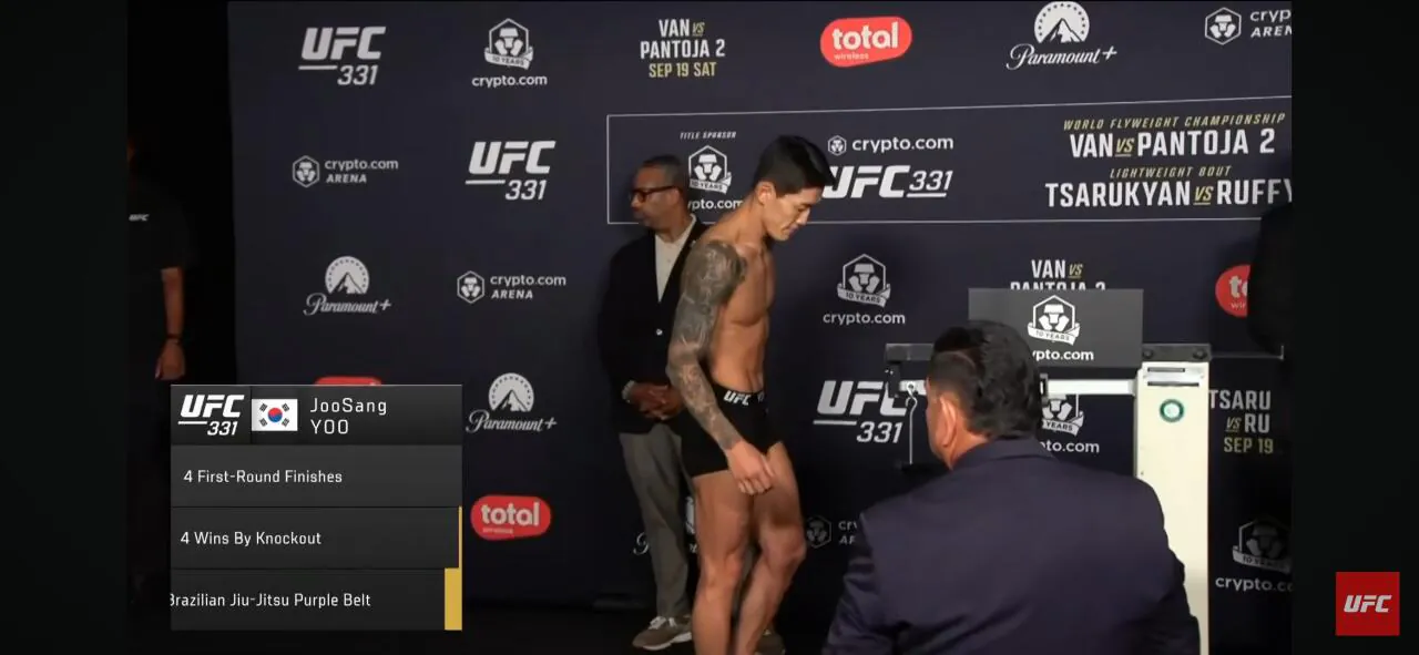 1000081809.jpg UFC)) UFC 331 출전 최두호, 유주상 모두 계체 무사통과!!!!!!!!!!!