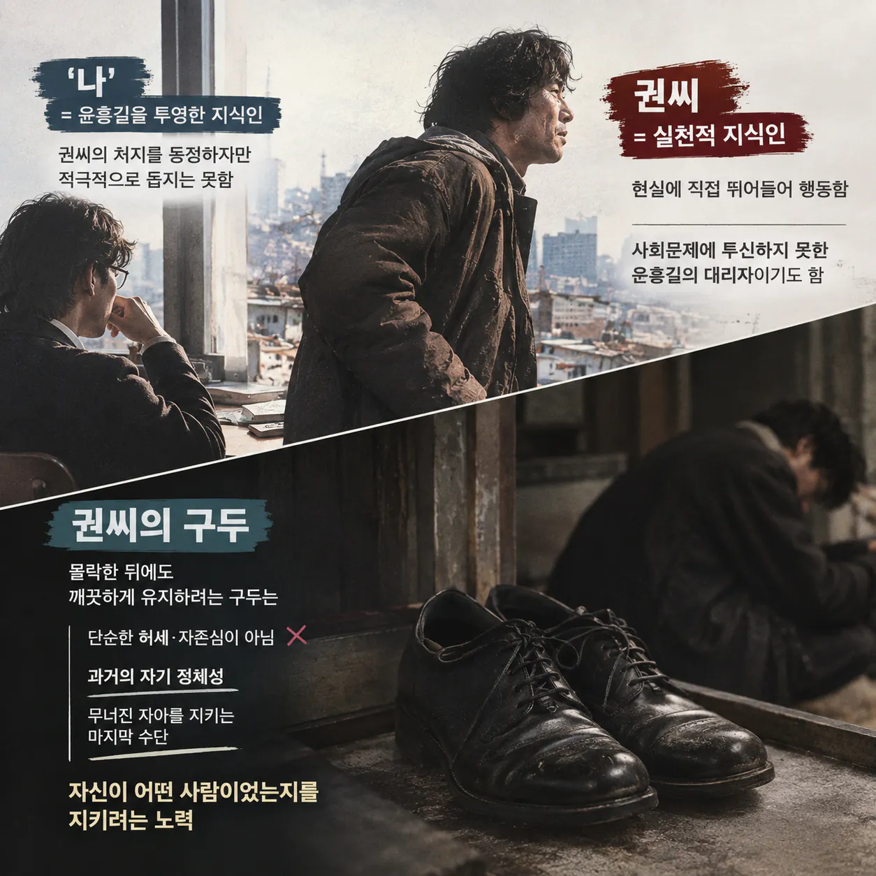 image.png 아홉켤레의 구두로 남은 사나이 '권씨'가 독특한 주인공인 이유
