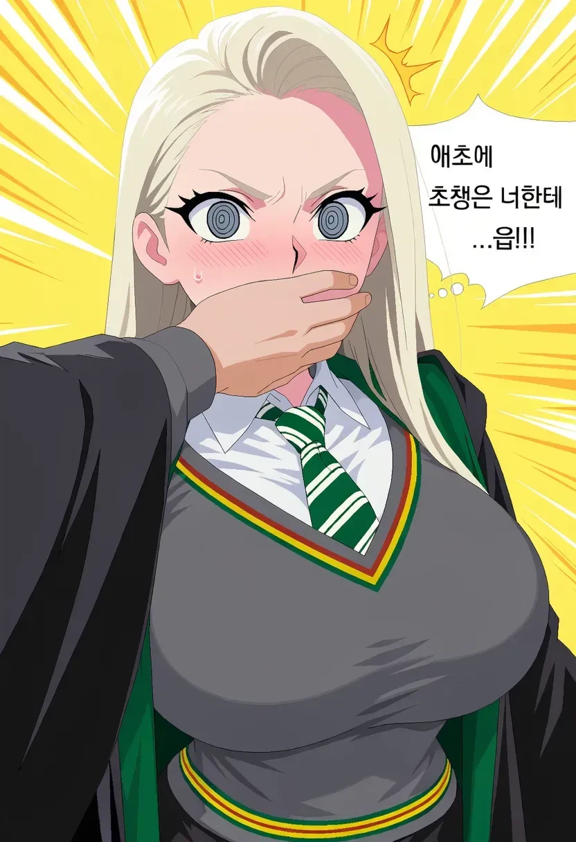 ㅇㅎ)  말포이 ts가 무도회날 해리를 방해하는.manhwa