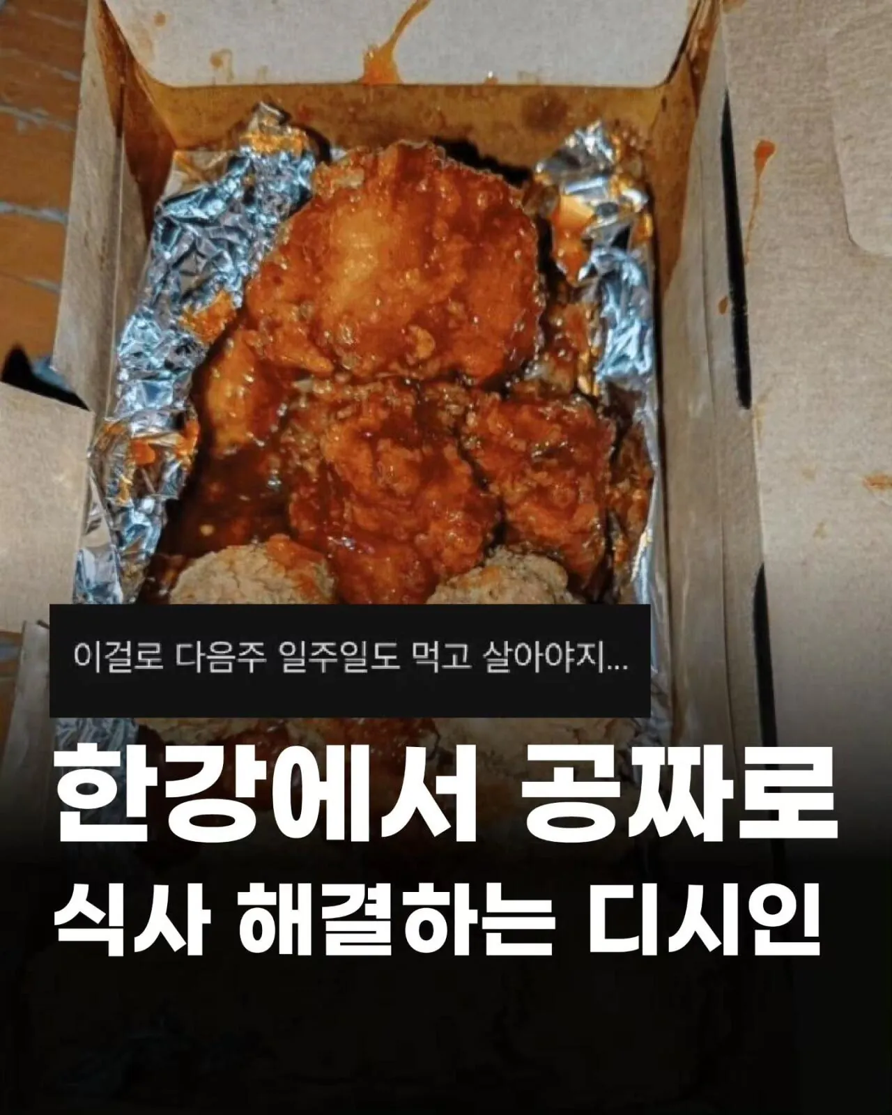 한강에서 공짜로 식사 해결하는 디시인 근황