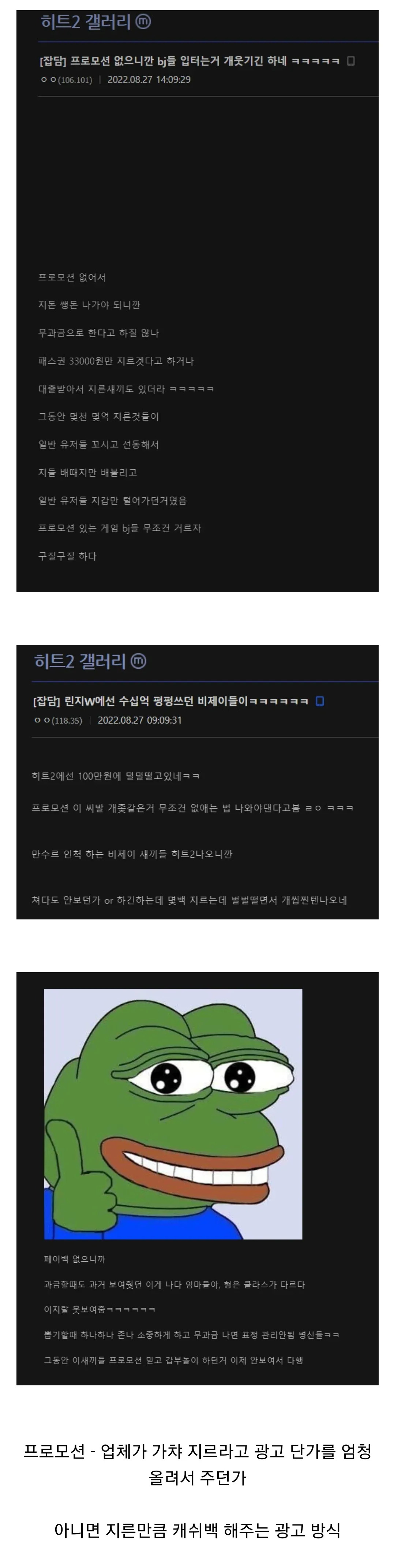 5aab599afa3d5368e52f4c91024b1b43.webp 프로모션의 민낯을 까버린 사건