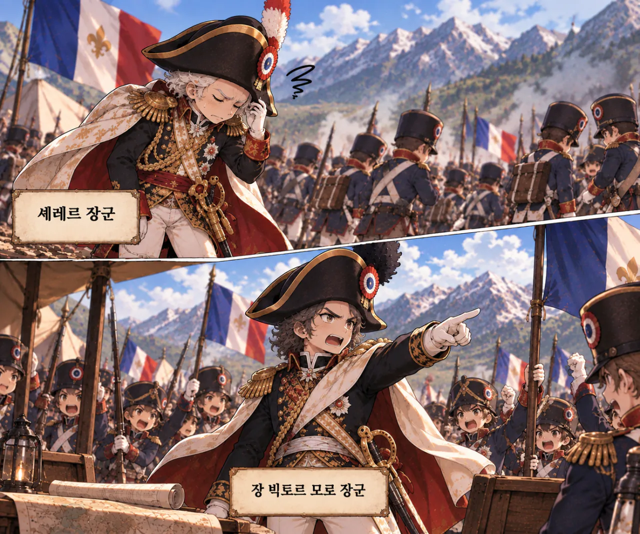 프랑스의 사령관 교체.png AI)백전노장 수보로프의 마지막 불꽃 이탈리아&스위스 전역 2. 아다강 전투와 밀라노 입성