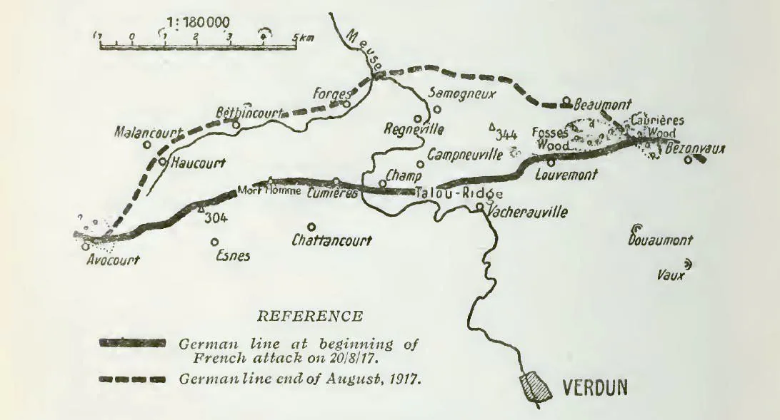 French_gains_at_Verdun,_August_1917.jpg ํ๋ฑ ์ฅ๊ตฐ๋ค์ด ์์ง์์ ์ ์์ด๋ค ์๊ธธ ๋ง๋๋ค