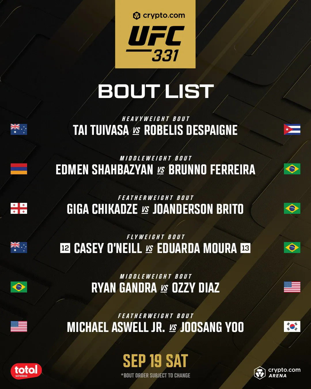 1000022333.jpg ์คํผ์
) ufc 331 ์กฐ์์ ๋ฐ vs ํํ ์, ๋ฃจํผ vs ์ฌ๋ฃจํค์, ์ต๋ํธ vs ํ๋ถ !!