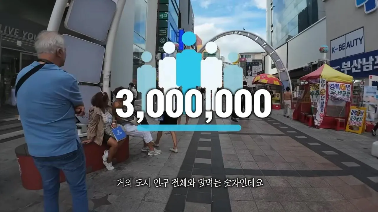 인구 320만 명의 도시에 외국인 관광객만 300만 명인 도시