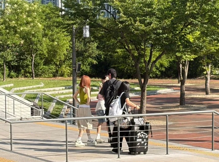 리센느 안원잘 촬영 목격사진 ㄷㄷ