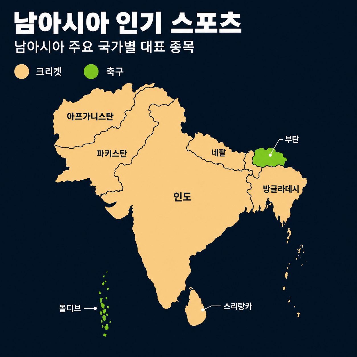 남아시아.png 전세계 각국 인기 프로리그 스포츠 현황.sports