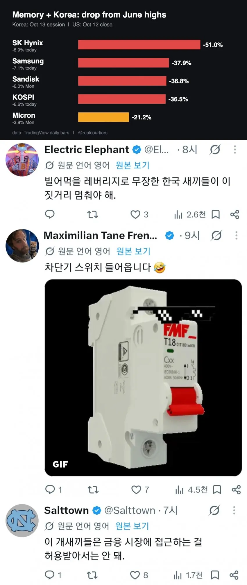 국장 제1원칙을 몰랐던 외국인