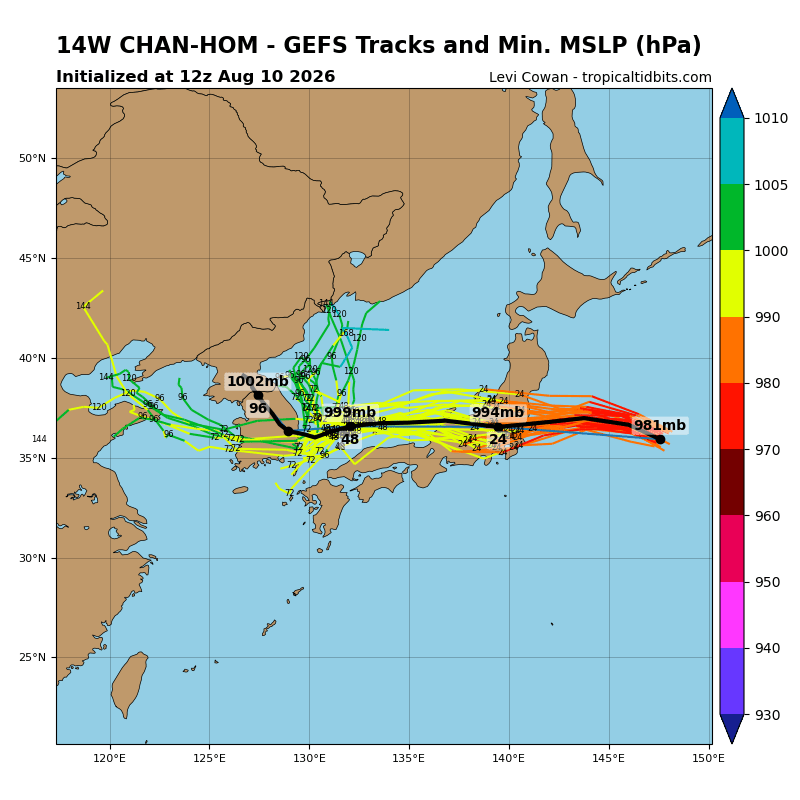 14W_gefs_latest.png 15ํธ ํํ ์ฐฌํ ๊ทผํฉ