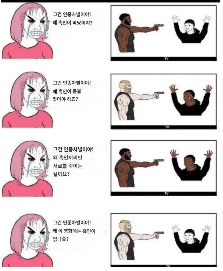 인종차별 무적 논리