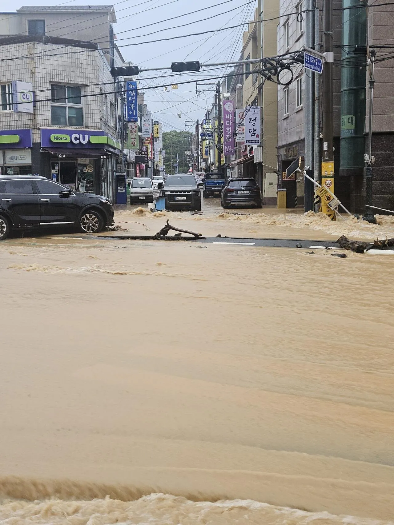 거제 장평초 앞 실시간