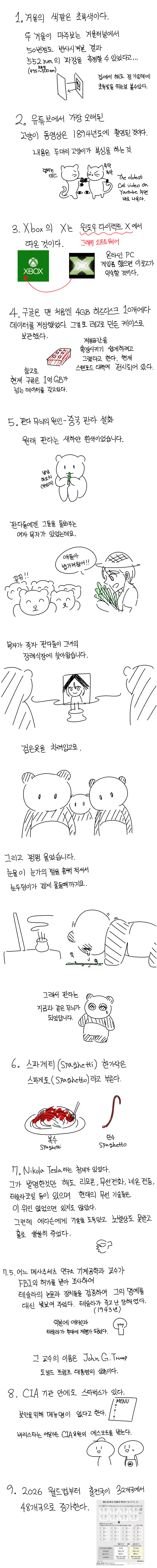 image.png 싱글벙글 신기한 사실들.manhwa