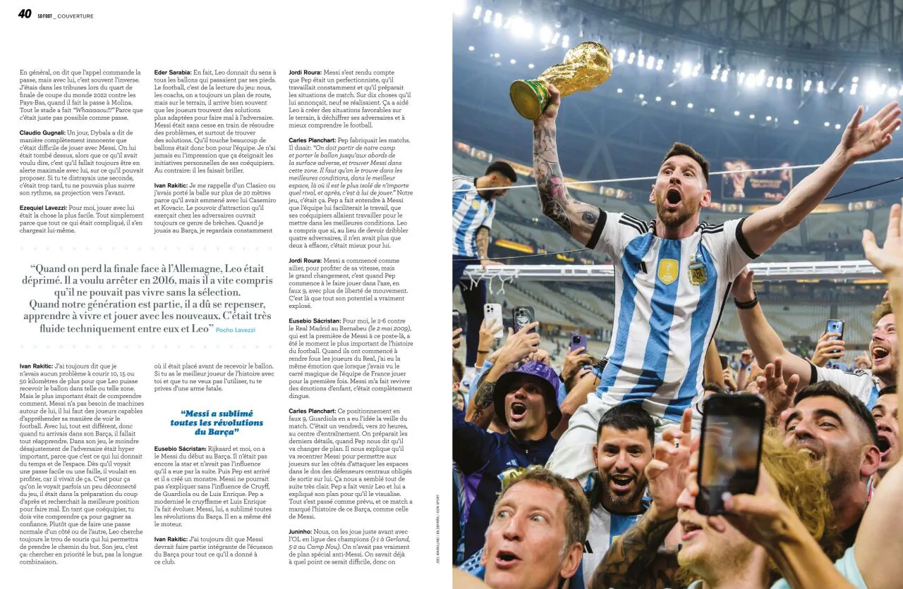 5.jpg [So Foot] 'GOAT' 리오넬 메시 해부학: 동료들, 감독들, 희생양이 된 상대 선수들이 분석하는 20년간의 지배