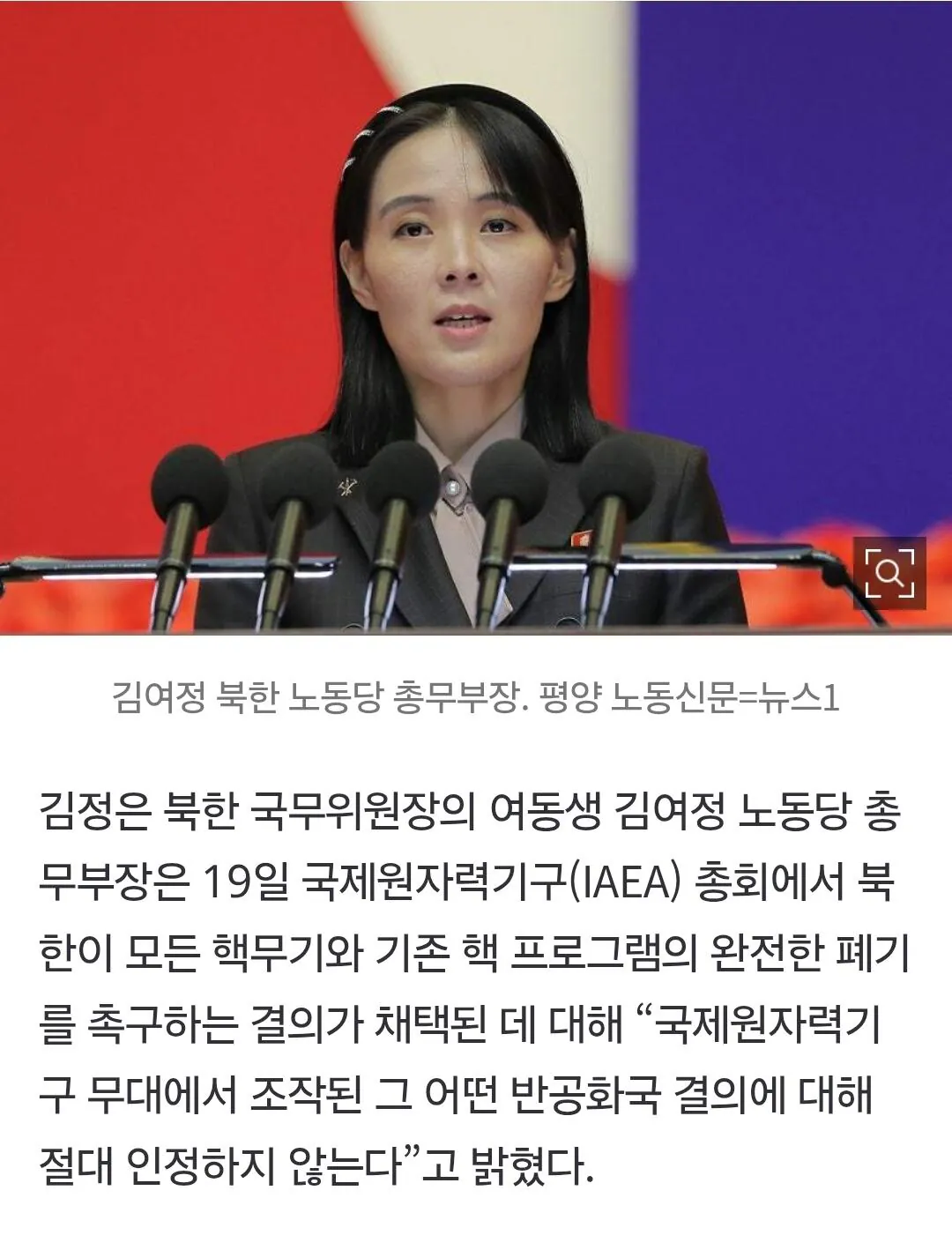 47905.jpg 김여정 “韓 핵잠엔 아무말 안하고 왜 우리만 뭐라 하느냐"