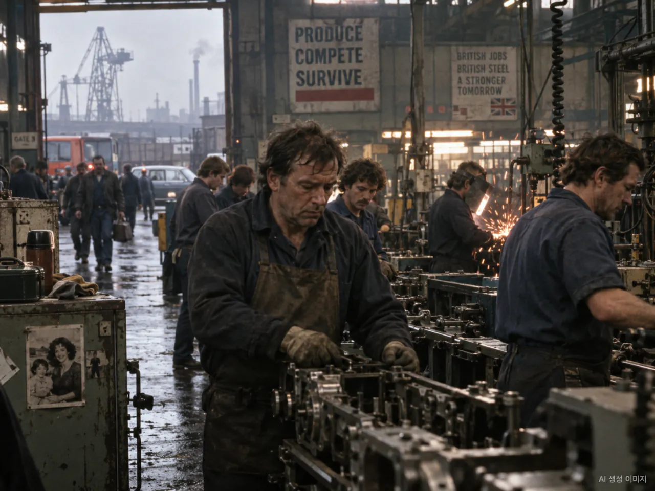 Gritty British Steel Factory Floor.png [핑크 플로이드 베스트 75] 63위. 길모어와 워터스가 정면으로 부딪힌 마지막 하드록, <Not Now John>