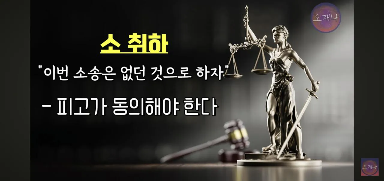 더본코리아 가맹점주의 김재환 피디에의 소송 청구포기 관련 소취하와 청구포기의 차이점.jpg