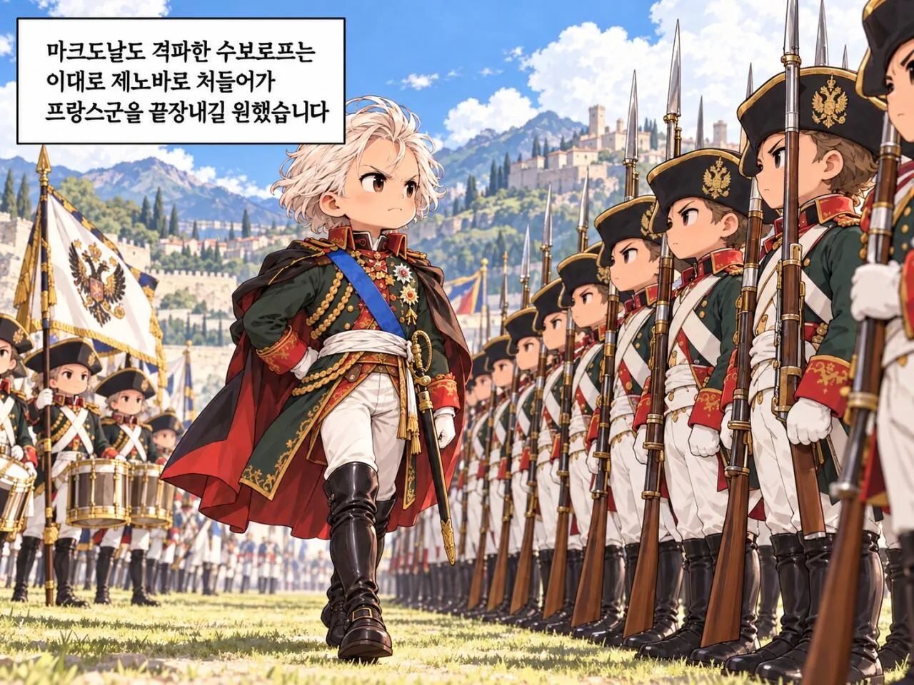 601.jpg AI만화)백전노장 수보로프의 마지막 불꽃 이탈리아&스위스 전역 6.노비 전투