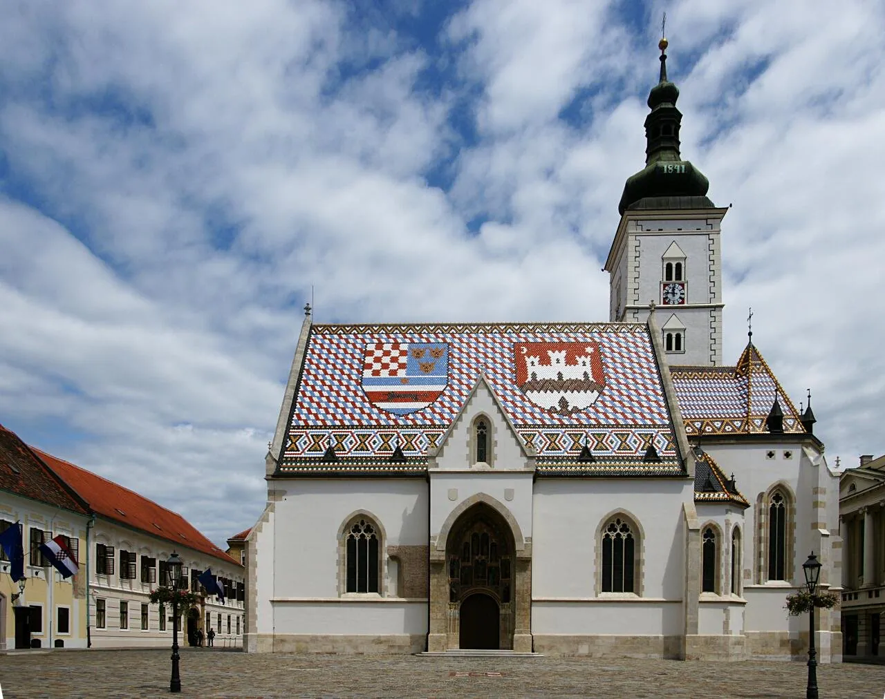 St_Marks_Church_Zagreb.jpg ํฌ๋ก์ํฐ์์ ์ธ๋ฅด๋น์๊ฐ์ ๊ตญ๊ธฐ ๋
ผ์.