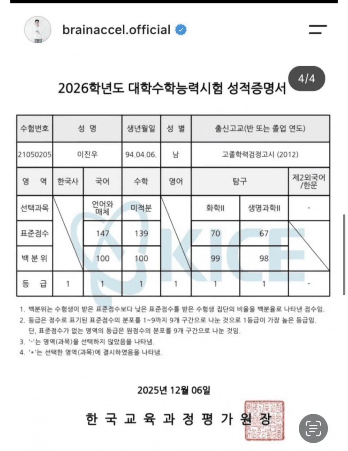 IMG_0403.jpeg 수능 7등급 출신 사상 첫 '리트 만점’ …19년 신화를 깬 서울대 치대생