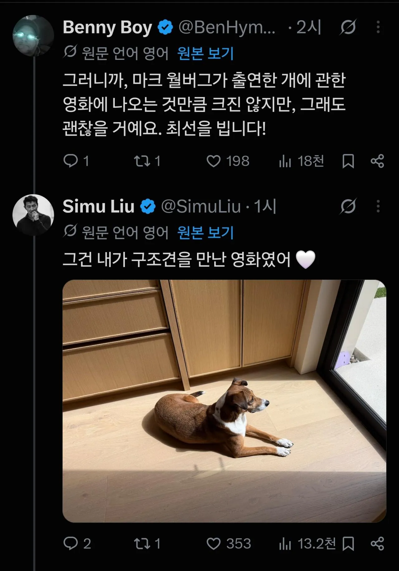 1000106805.jpg 샹치 배우 시무 리우 : 제가 작은 인디 영화를 찍었는데, 소문좀 퍼뜨려 주세요