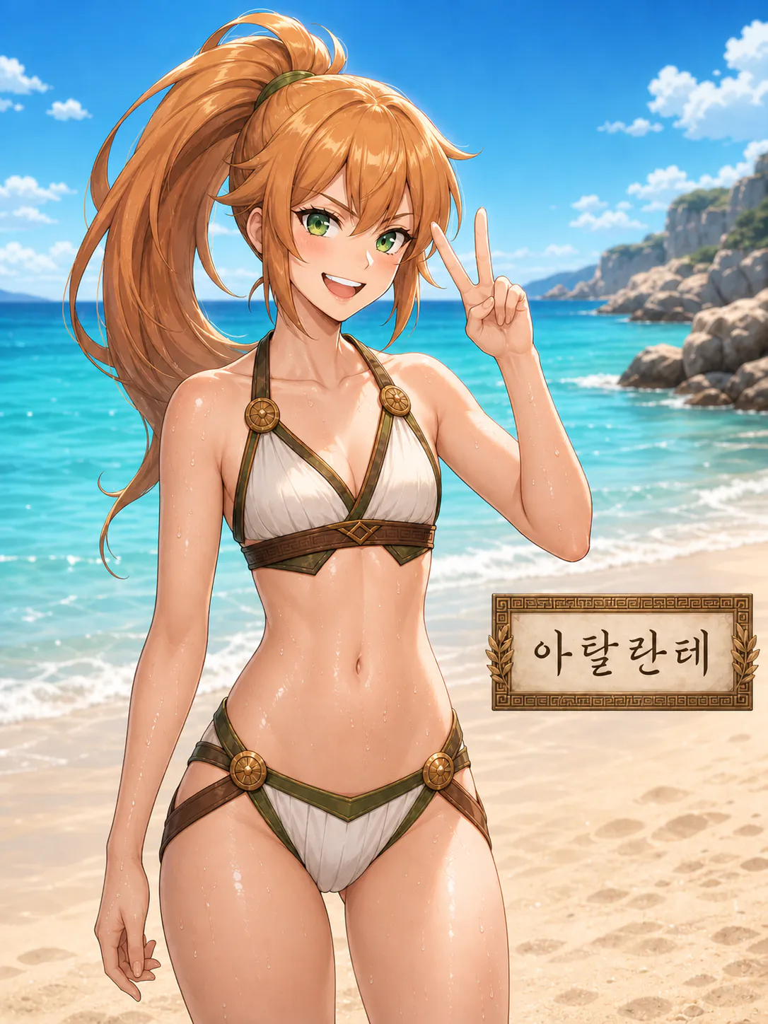 서비스 컷.png 만화로 보는 그리스 로마 신화 - 멋진 여전사, 아탈란테