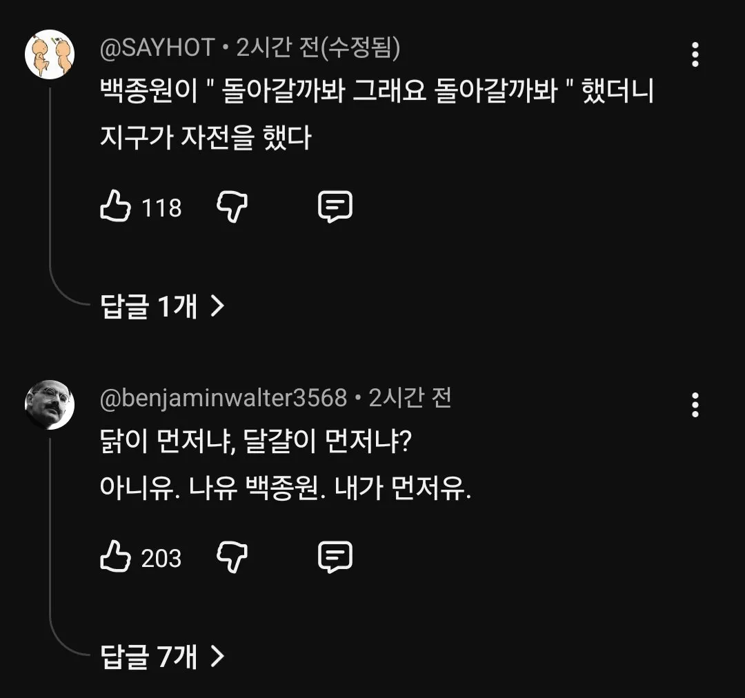 20454.jpg 오늘자 백종원 유튜브 댓글 근황