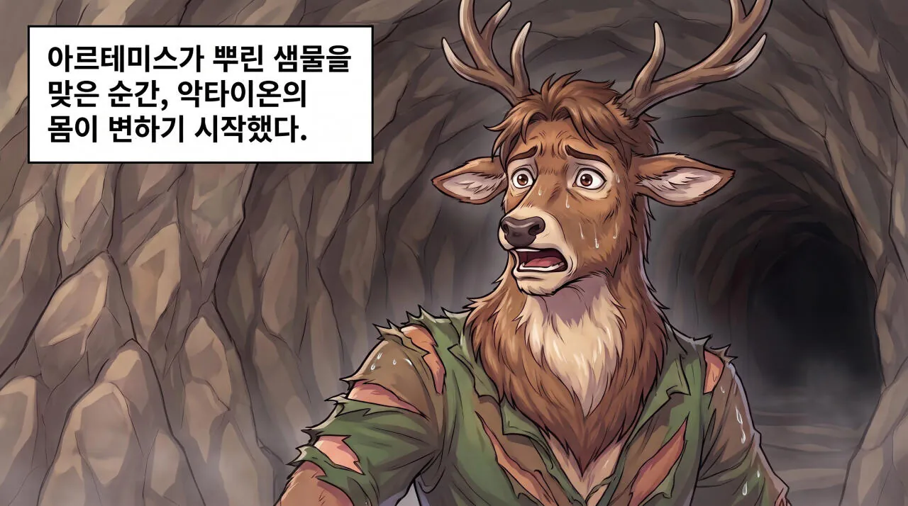 44.jpg ㅇㅎ) 만화로 보는 그리스 로마 신화 - 비극의 사냥꾼, 악타이온
