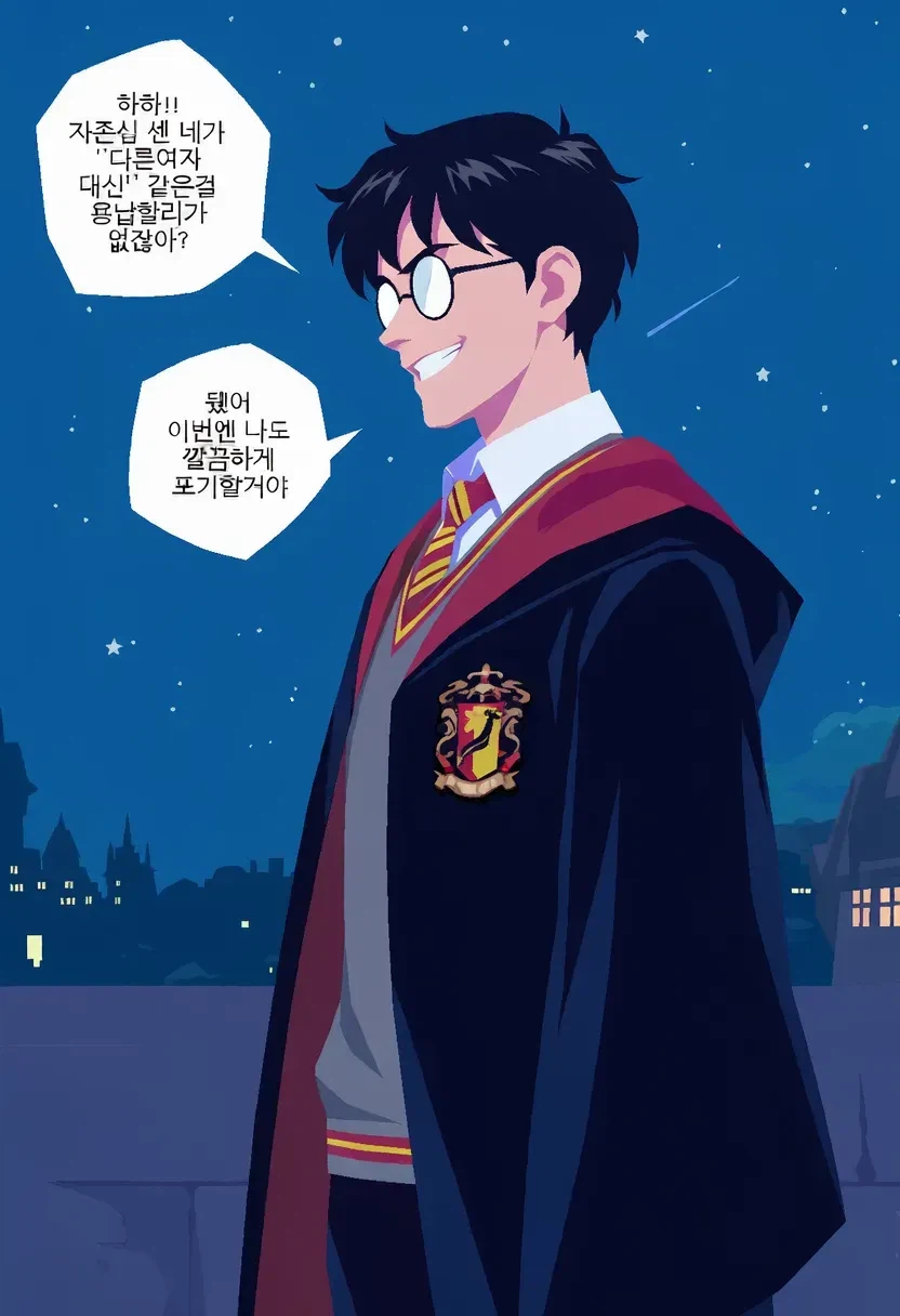 ㅇㅎ)  말포이 ts가 무도회날 해리를 방해하는.manhwa