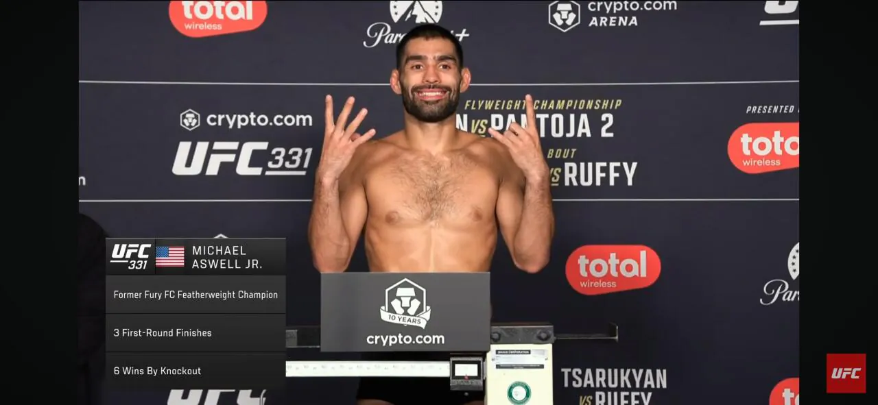 1000081845.jpg UFC)) UFC 331 출전 최두호, 유주상 모두 계체 무사통과!!!!!!!!!!!