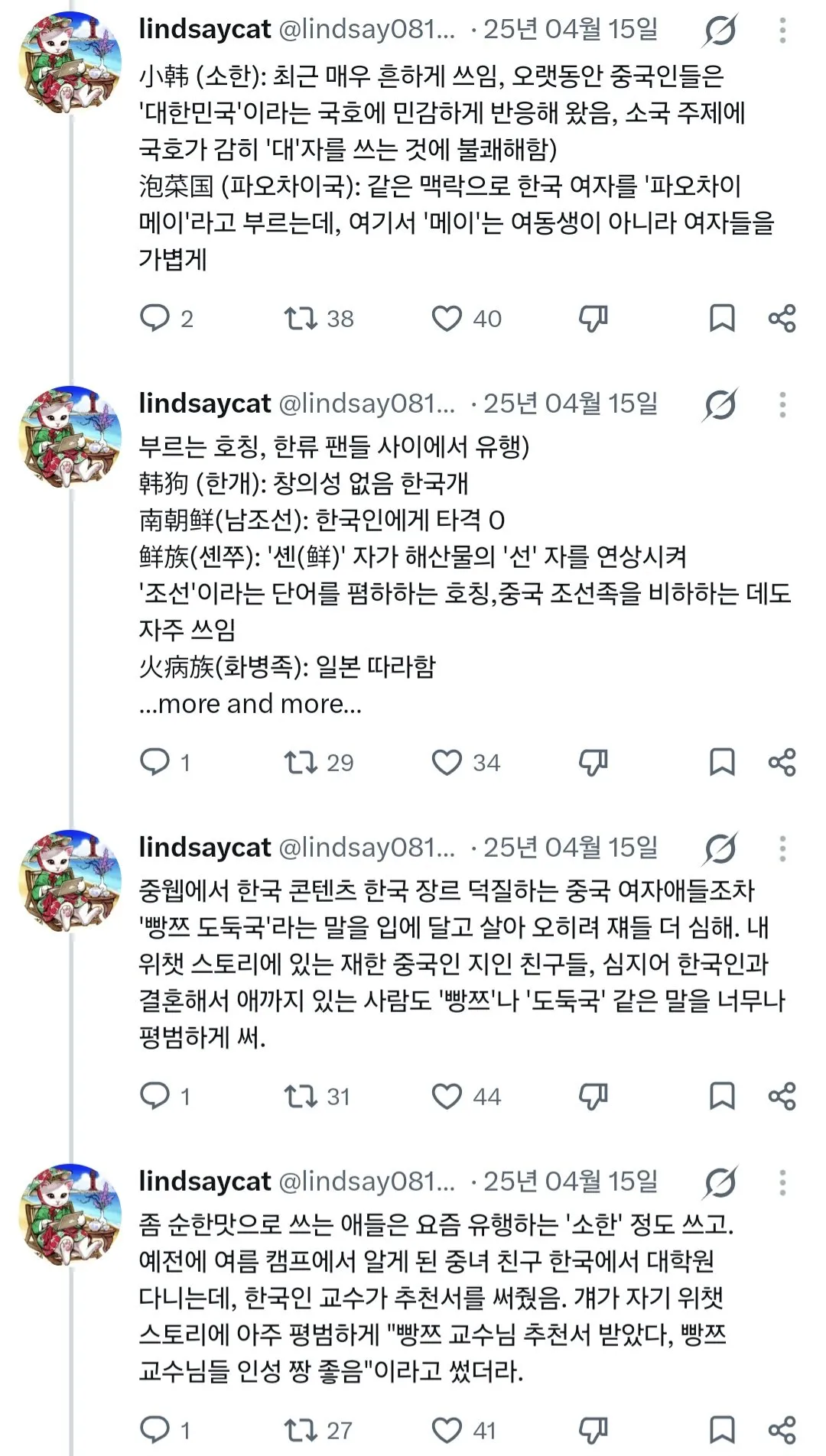 한중 혼혈이 말하는 중국 내 만연한 혐한 정서..jpg