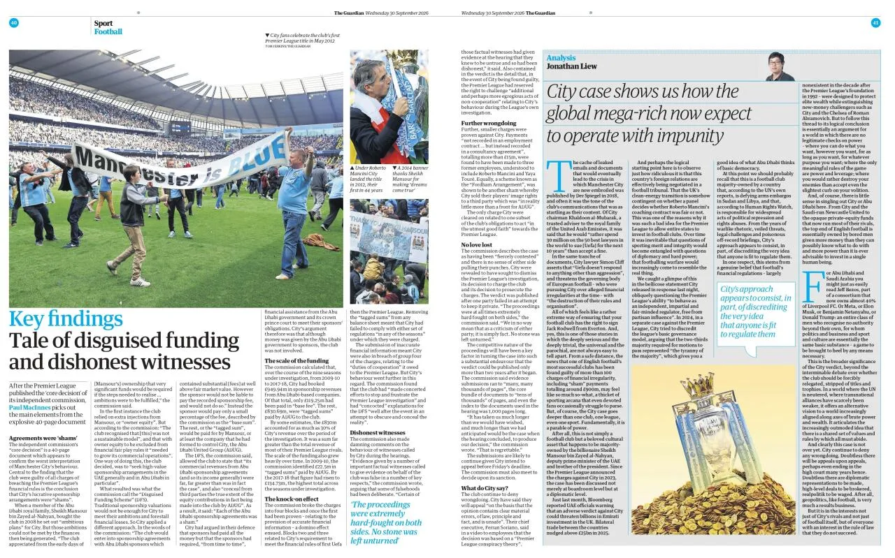 The Guardian - September 30, 2026_page-0040.jpg [가디언] 40페이지에 달하는 맨시티의 '핵심 판결문' 주요 내용